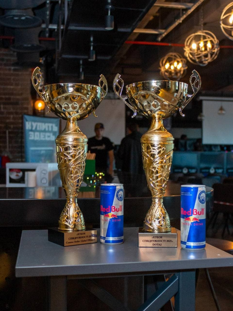 Official Tournament Trophies with Red Bull
